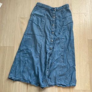 & other stories midi skirt